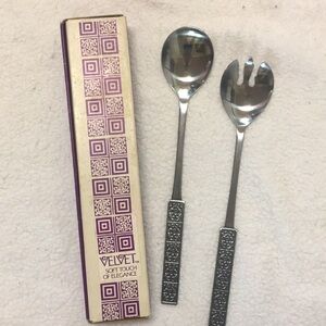 Stanley Roberts Velvet Pattern Stainless Steel Salad set